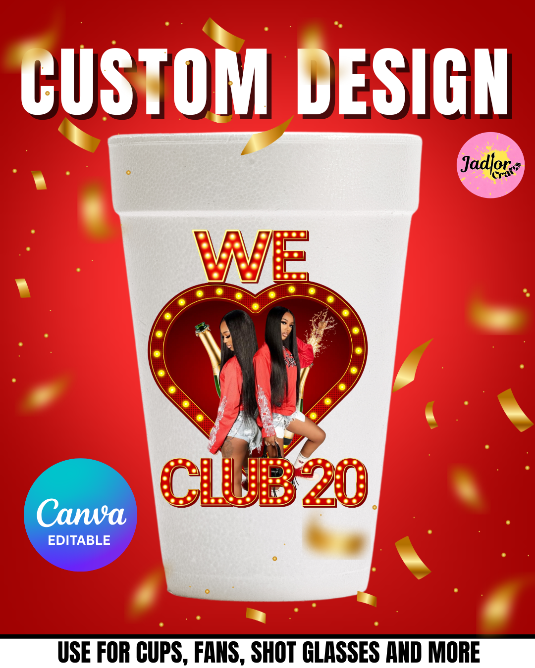 We Club Sticker Template