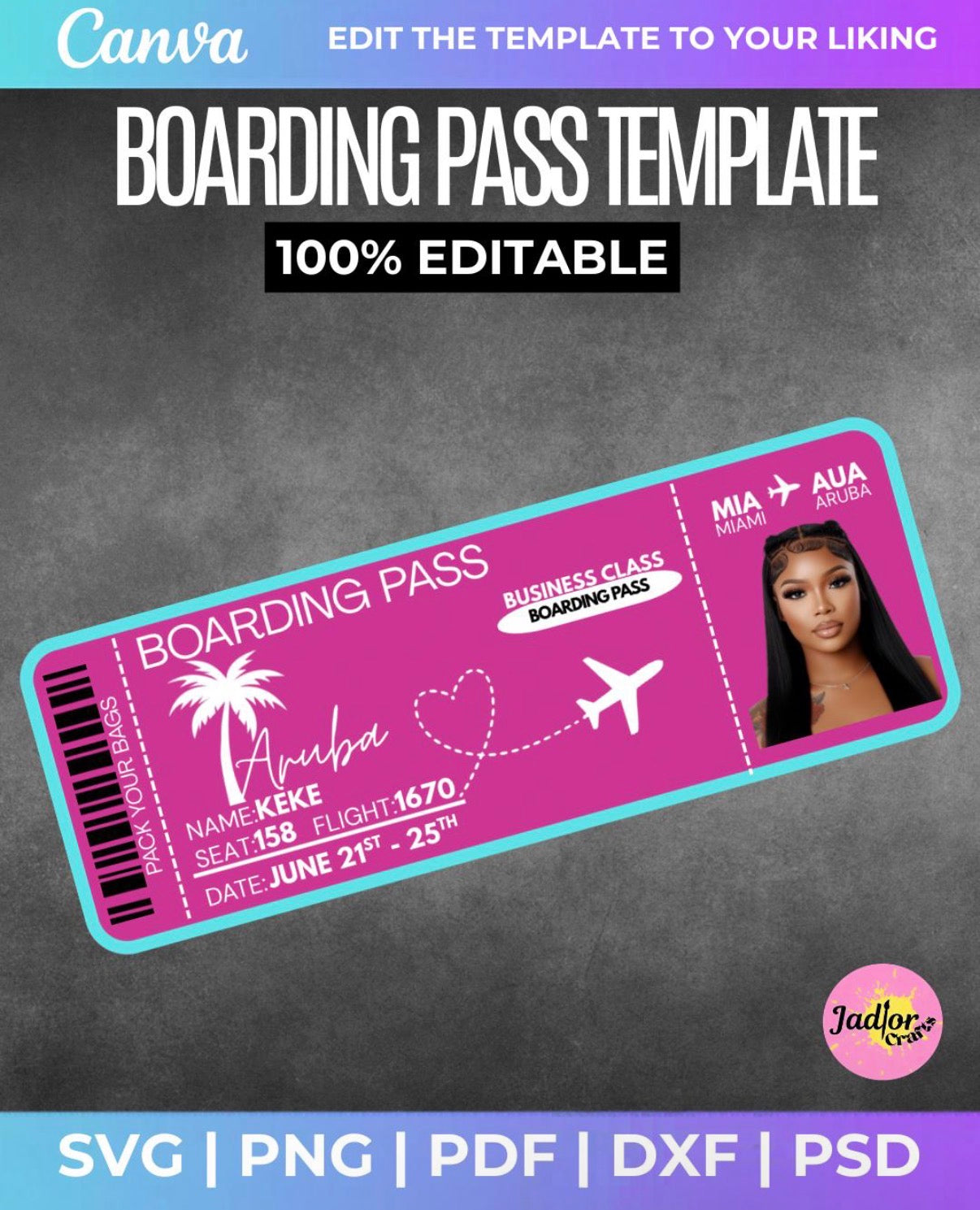Boarding Pass Template