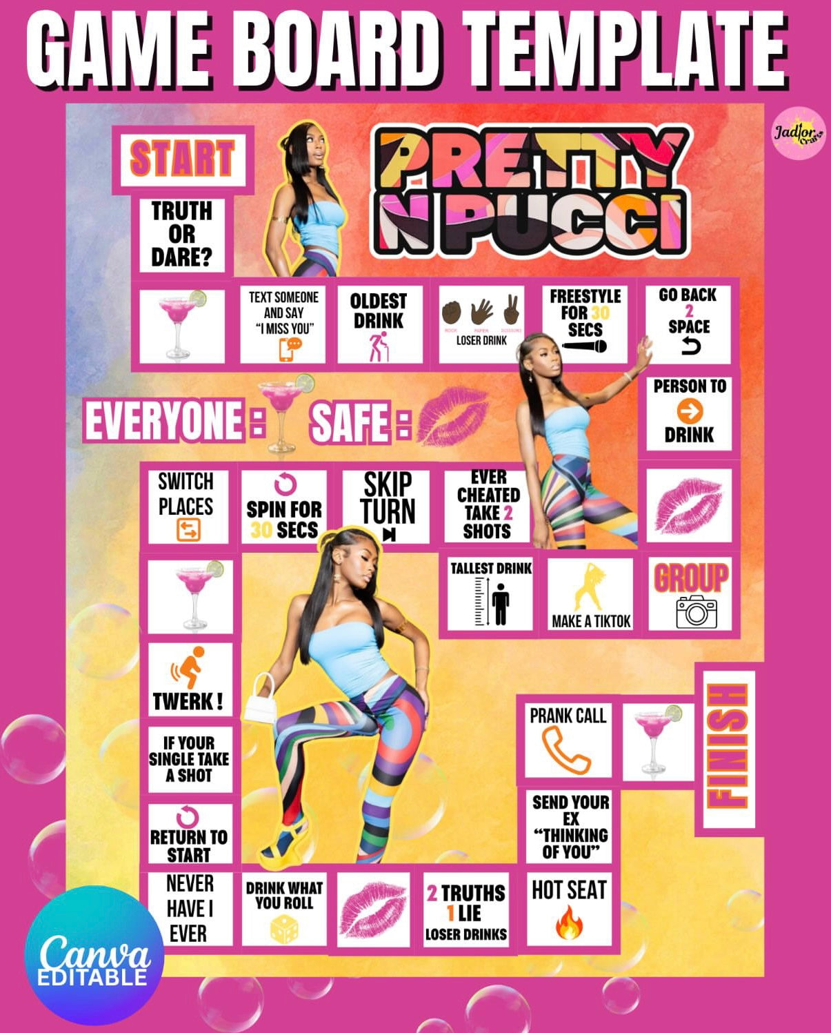 Pucci Board Game Template